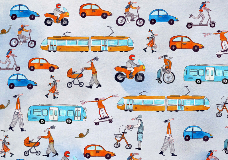 Image illustrant les modes de transport
