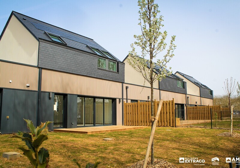 Maisons équipés de panneaux photovoltaïques