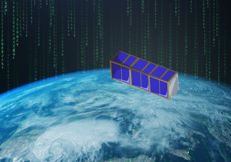 Satellite dans l'espace